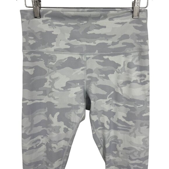 Lululemon Womens Size 10 Wunder Under Gray Camo High-Waisted Leggings EUC - Picture 2 of 6